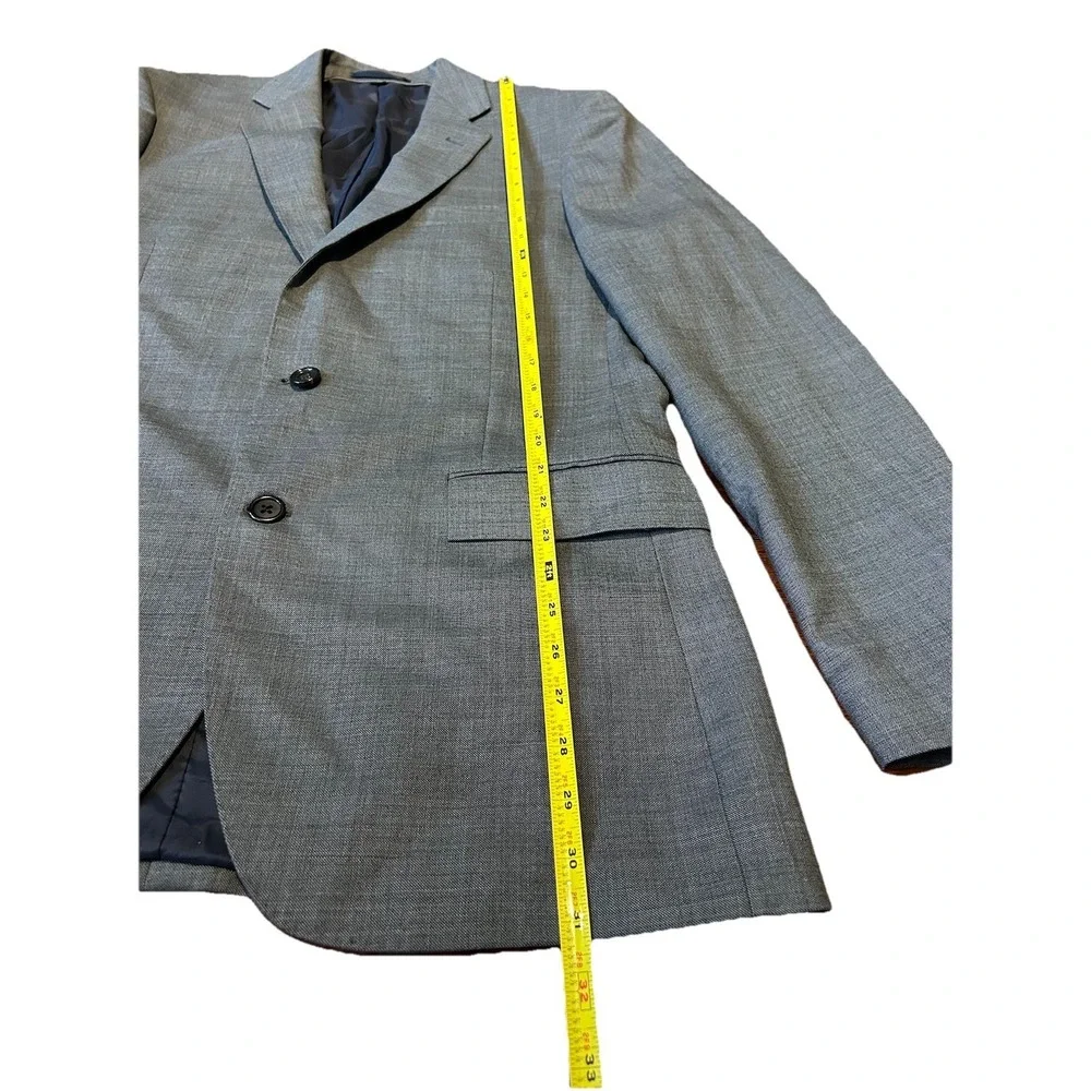 J Crew Sport Coat‎ Mens 40 L Slim Ludlow Gray 4 Season Wool Blazer Jacket